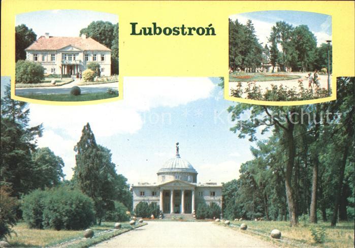 Lubostron Zespol palacowy Oficyna i park Obecnie osrodek wypoczynkowy FWP