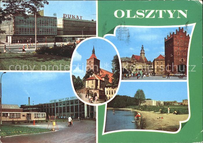 Olsztyn Allenstein Powszechny Dom Towarowy Katedra Wysoka Bramatz Zaklady Opon S