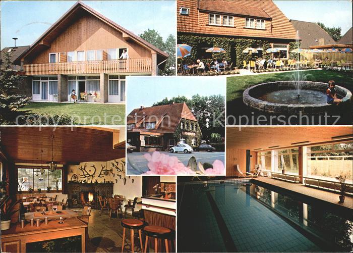 Daenikhorst Neumanns Ponyhof mit Hotel Pension Hubertus Gaststube Bar Hallenbad