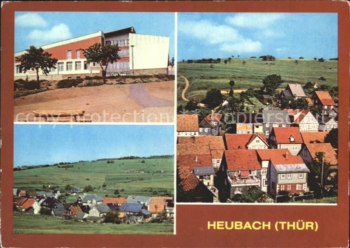 Heubach Thueringen FDGB Heim Hermann Duncker Teilansichten