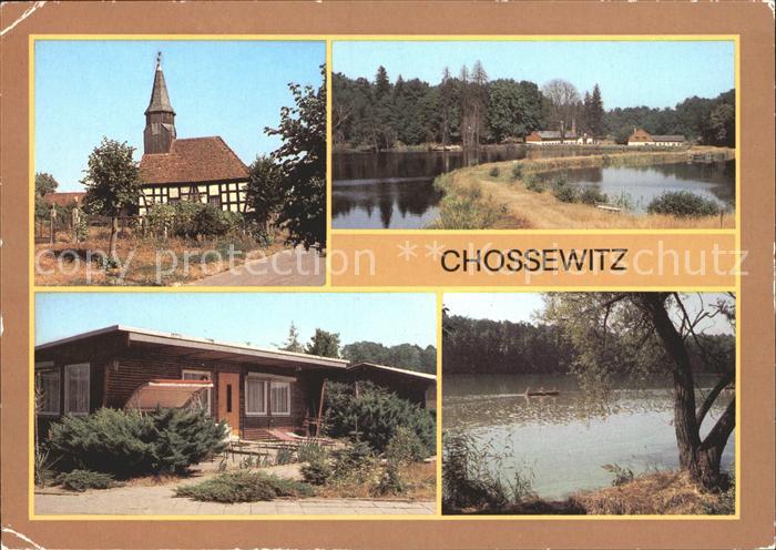 Chossewitz Dorfkirche Klingeteich Bungalowsiedlung Chossewitzer See