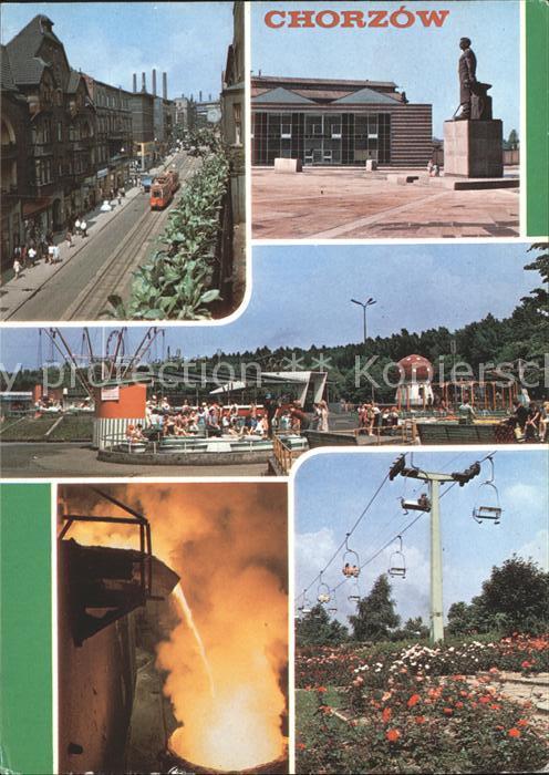 Chorzow Koenigshuette Oberschlesien Ulica Wolnosci Pomnik Powstanca Slaskiego Wo