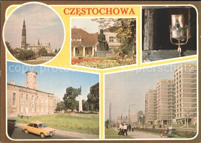 Czestochowa Schlesien Kosciol Pomnik Henryka Sienkiewicza Muzeum Goernictwa Ratu