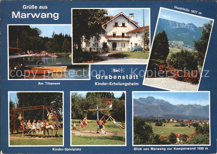 Marwang Am Tittensee Kinder Erholungshem Hochfelln Kinderspielplatz Kampenwand