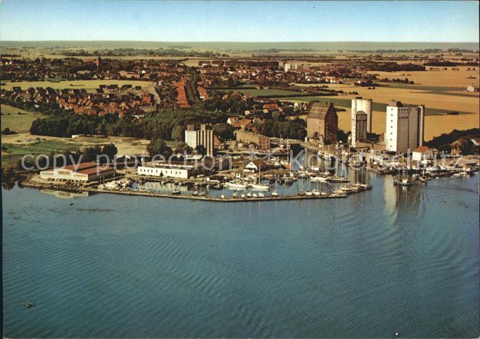 Fehmarn Ostseebad Burg Hafen Burgstaaken Fliegeraufnahme