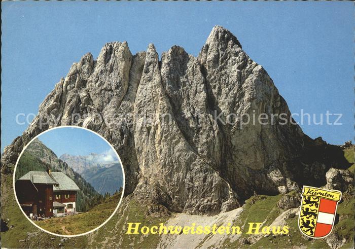 St Lorenzen Lesachtal Hochweisstein Haus mit Monte Chiadenis