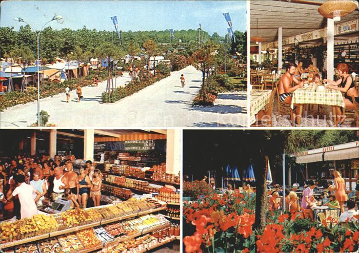 Cavallino Venezia Camping Lido Strand Markt Cafe Terrasse