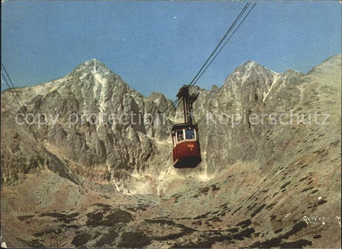 Tatransky Narodny Park Schwebebahn auf die Lomnitzerspitze