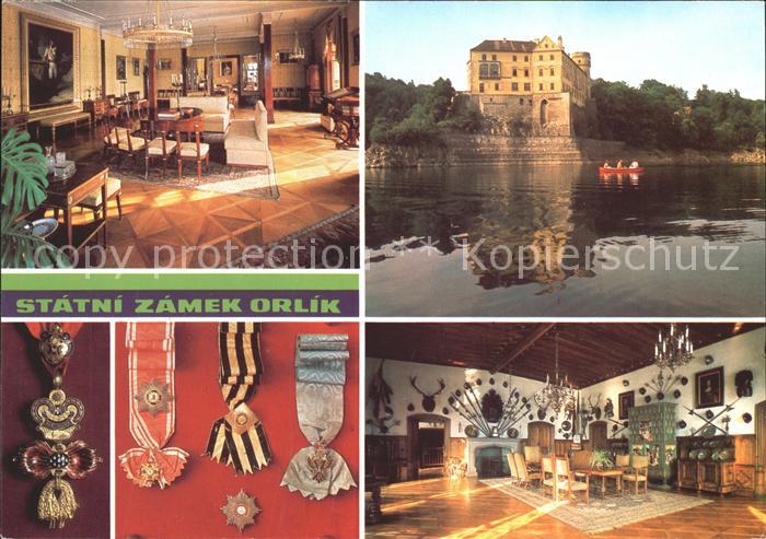 Orlik nad Vltavou Empirovy salon Zamek Rad Zlateho rouna Ruske rady z napoleonsk