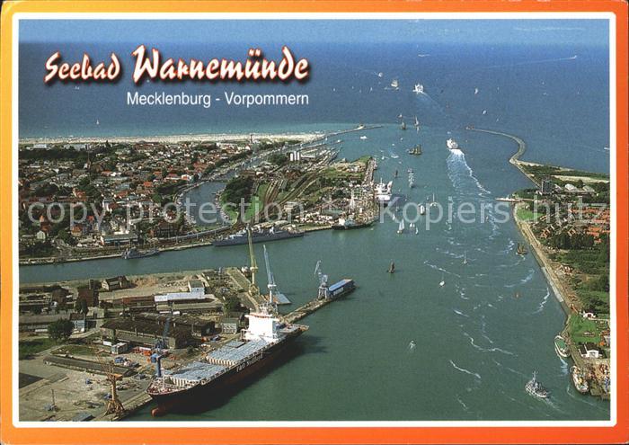 Warnemuende Ostseebad Fliegeraufnahme