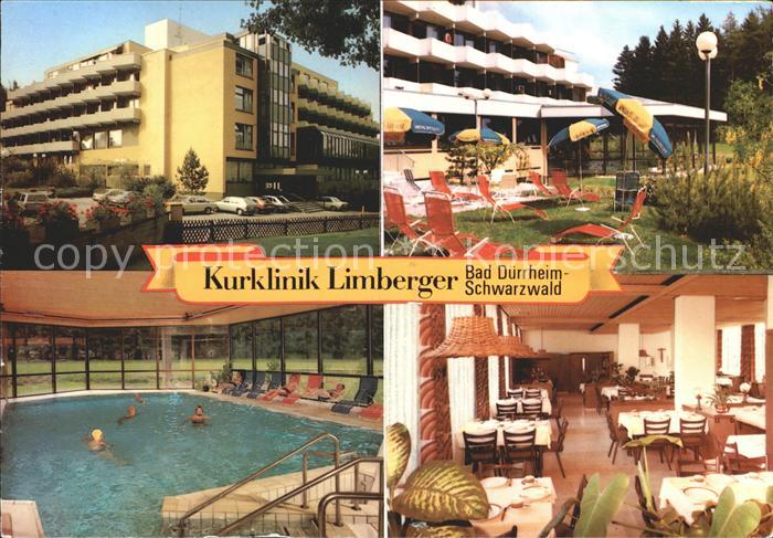 Bad Duerrheim Kurklinik Limberger Hallenbad Speisesaal Garten