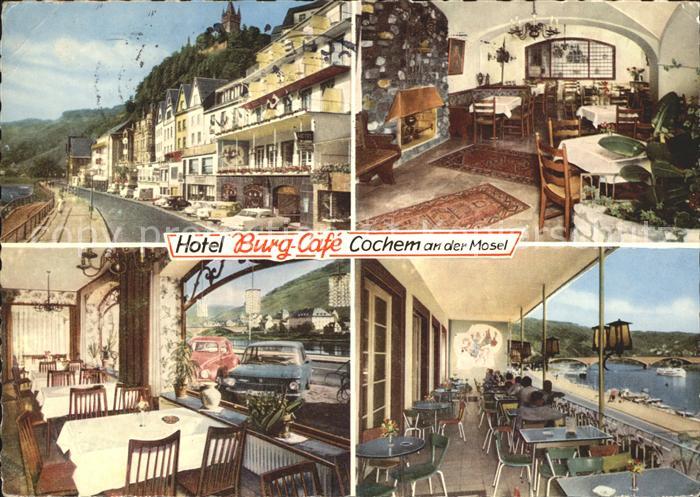 Cochem Mosel Hotel Burg Cafe Gastraeume Terrasse