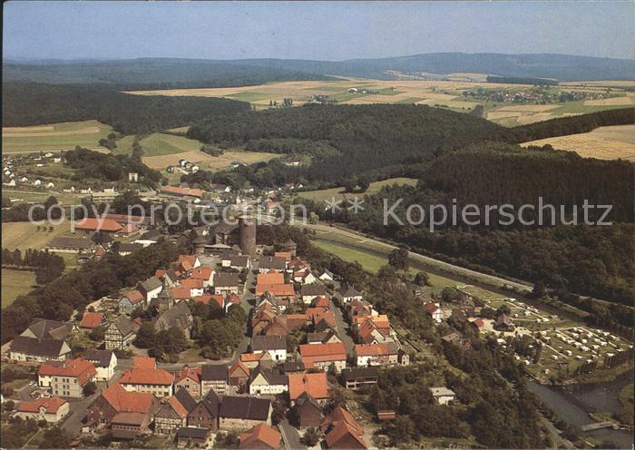 Trendelburg im Diemeltal Fliegeraufnahme
