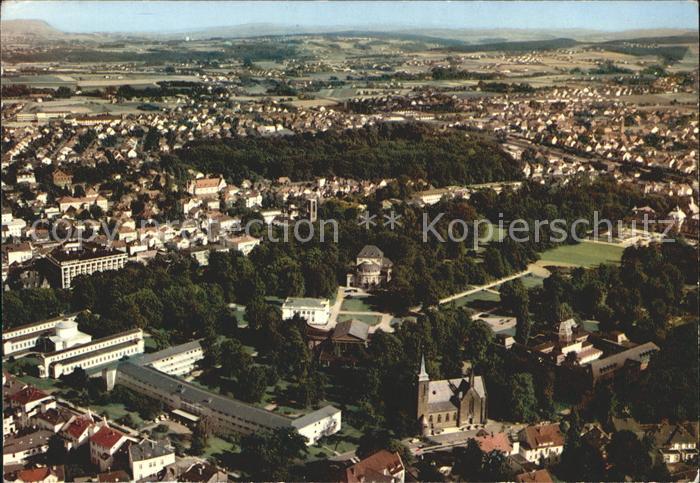 Bad Oeynhausen mit Kurpark Fliegeraufnahme