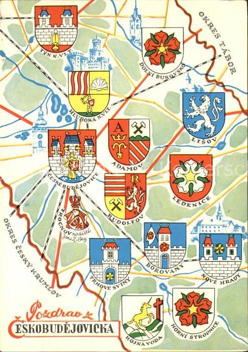 Tschechische Republik Wappen der tschech Provinzen