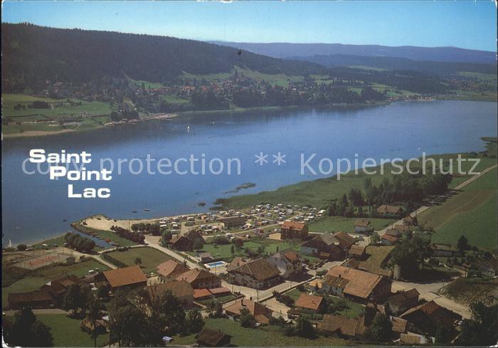 Saint-Point-Lac Fliegeraufnahme