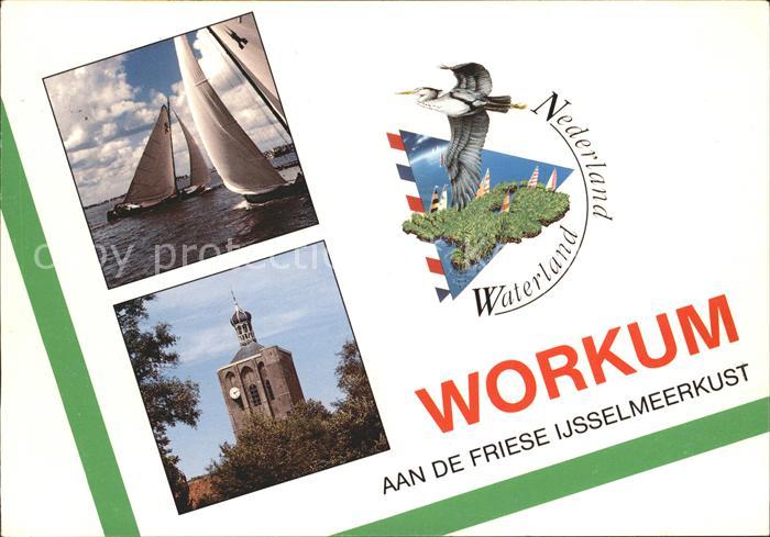 Workum Segelschiffe Kirche