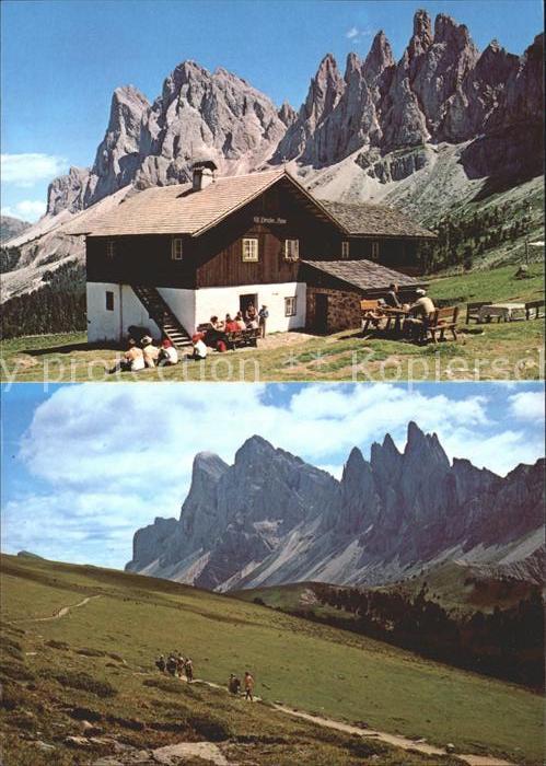 Lajen Groednertal Suedtirol Schutzhaus Brogles Dolomiten