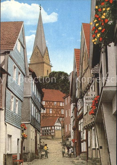 Wetter Hessen Kraemergasse Kirche