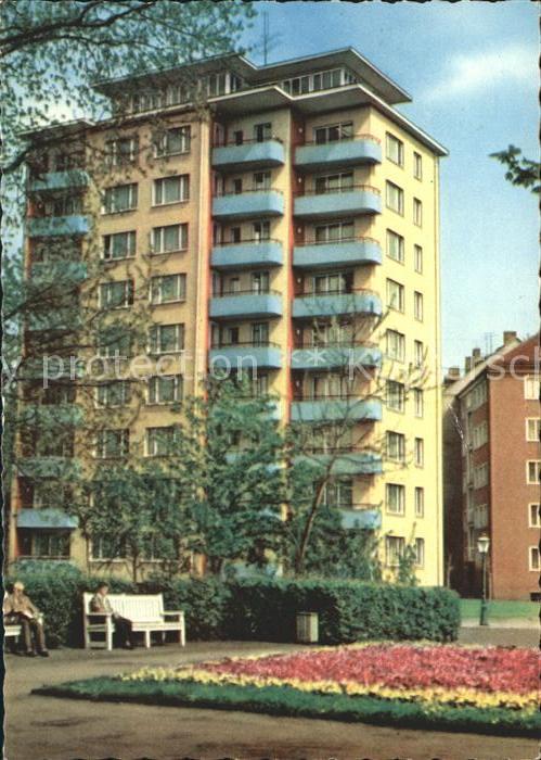 Karl-Marx-Stadt CHEMNITZ Hochhaus am Schlossteich
