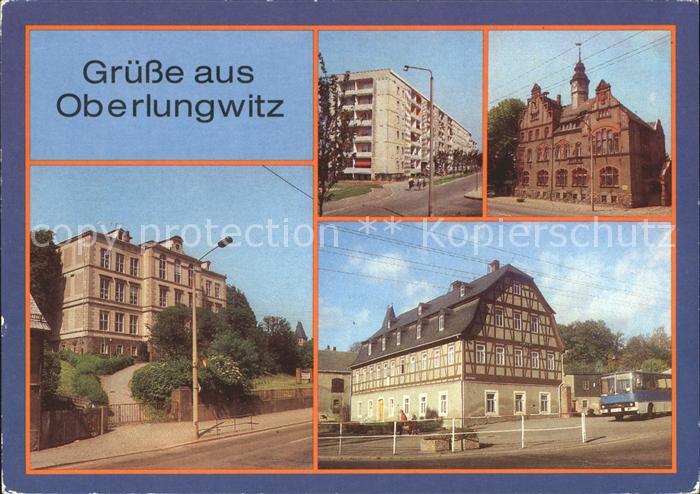 Oberlungwitz Robert Koch Str Rathaus Humboldt Oberschule Altes Postgut