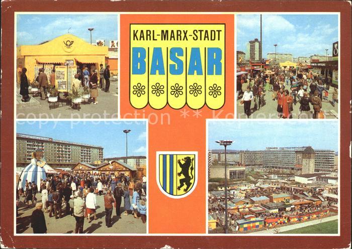 Karl-Marx-Stadt CHEMNITZ Basar Teilansichten