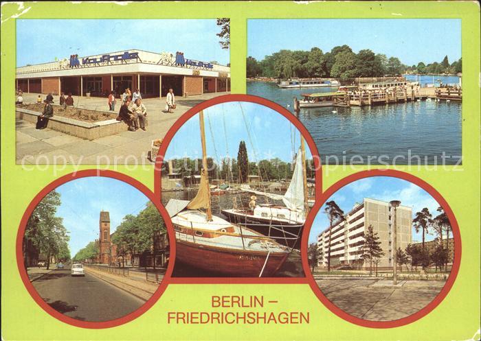 Friedrichshagen Berlin Kaufhalle Anlegestelle Weisse Flotte Bolschestrasse Segle