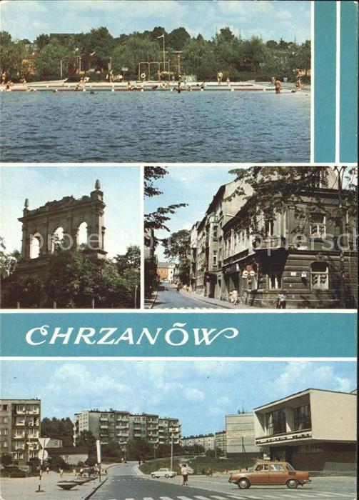 Chrzanow Basn kapielowy Ruiny klasycystycznego palacu w Koscielcu Dom Kultury