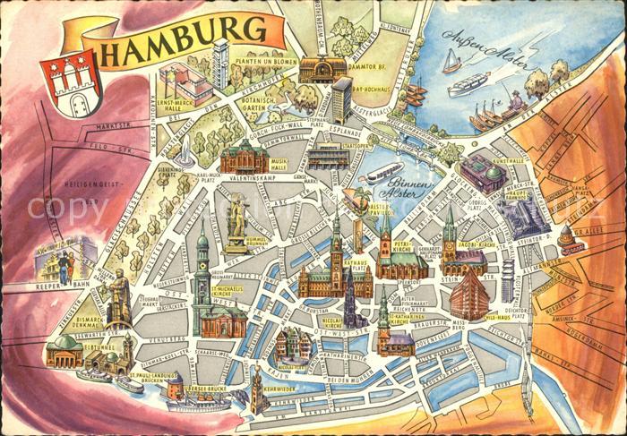 HAMBURG CITY Stadtplan
