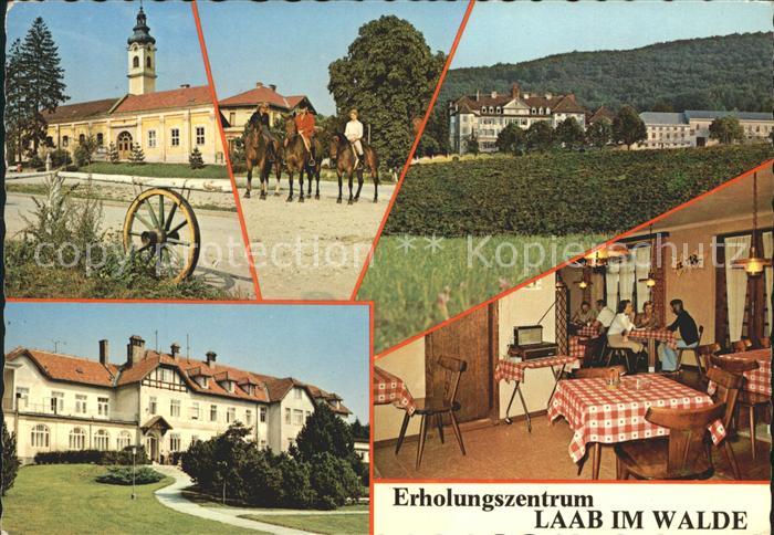 Laab Walde Kirche Reitclub St Koloman Kloster der Barmh Schwestern Imbiss Stube
