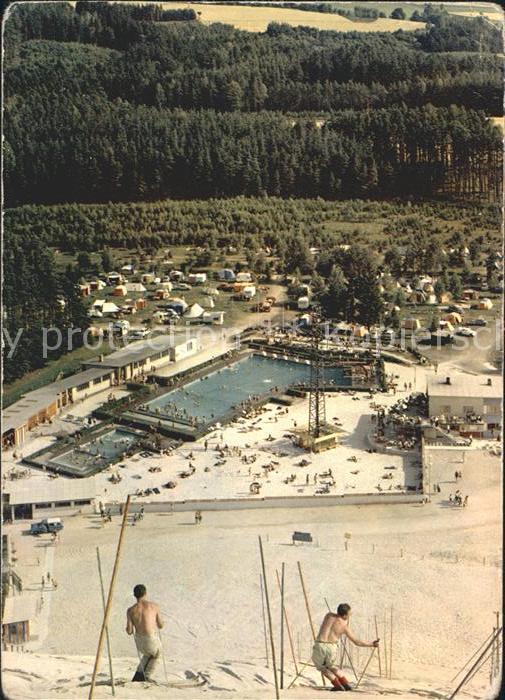 Hirschau Oberpfalz Sommerski Monte Kaolino Abfahrtsstrecke Duenenbad Campingplat