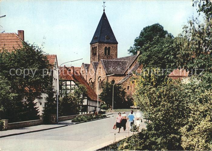 Bad Holzhausen Luebbecke Ortsansicht mit Kirche