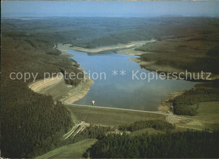 Wuennenberg Neue Aabach Talsperre Fliegeraufnahme