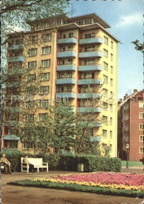 Karl-Marx-Stadt CHEMNITZ Hochhaus am Schlossteich