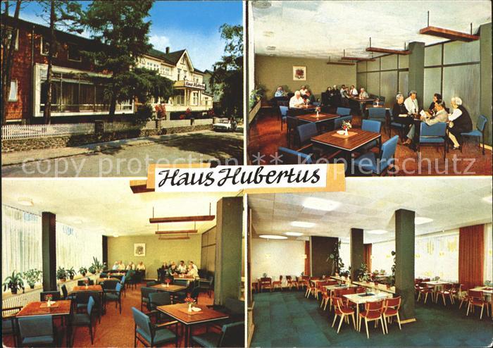 GOSLAR Harz Niedersachsen Haus Hubertus Aufenthaltsraum Speisesaal