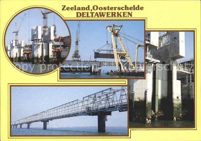 Zeeland Niederlande Deltawerken Pijlerdam Oosterschelde