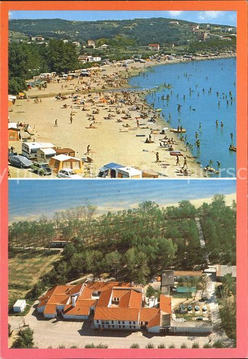 Rab-Lopar Auto Camp Rajska Plaza Strand Fliegeraufnahme