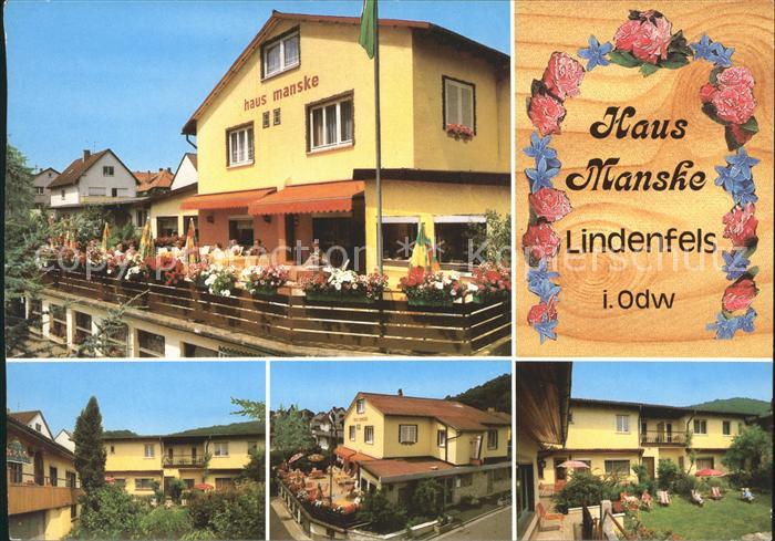 Lindenfels Odenwald Haus Manske Terrasse Liegewiese