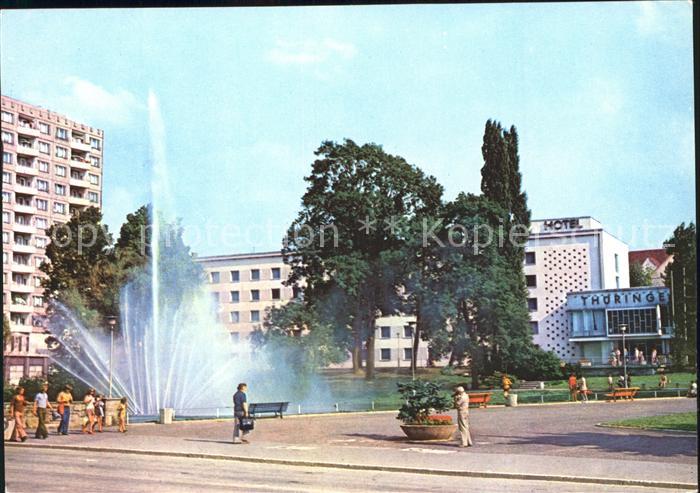 Suhl Thueringer Wald Interhotel Thueringen Tourist Fontaene