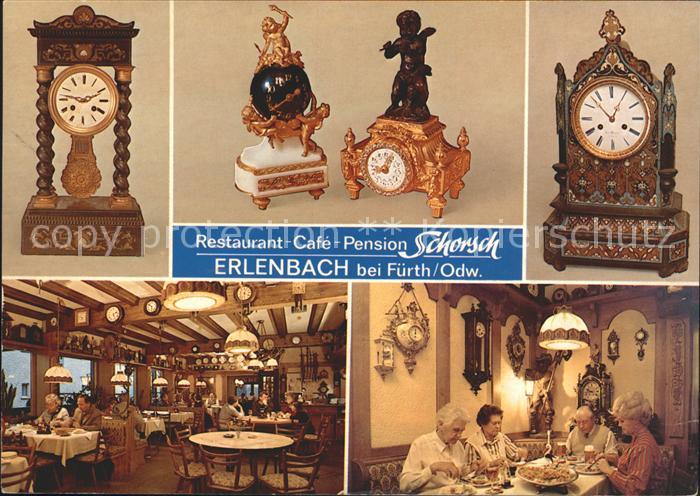 Erlenbach Bergstrasse Restaurant Cafe Schorsch Uhrensammlung