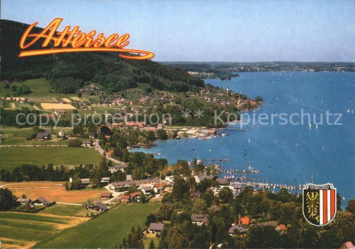 Attersee Fliegeraufnahme