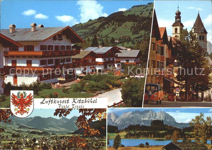 Kitzbuehel Tirol Haus Toni Sailer Vorderstadt Stadtpfarrkirche Schwarzsee Wilden