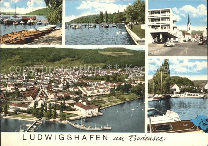 Ludwigshafen Bodensee Fliegeraufnahme Hafen
