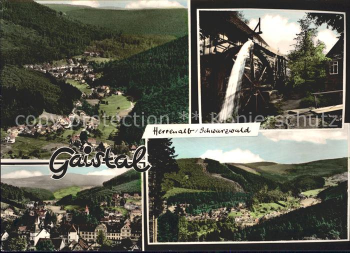 Herrenalb Bad Herrenalb Gaistal Wasserrad