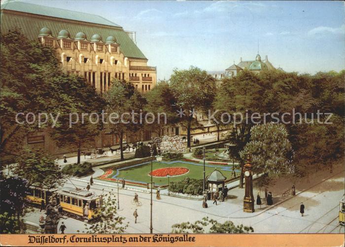 DuessELDORF  CITY Corneliusplatz Koenigsallee