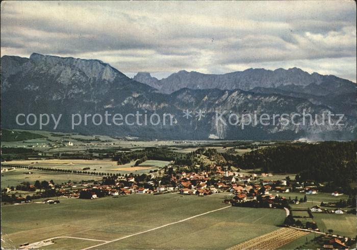 Oberaudorf Kaisergebirge Fliegeraufnahme