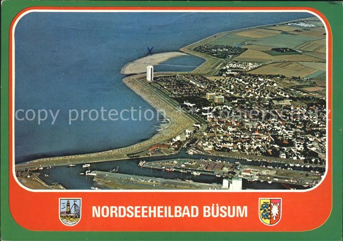 Buesum Nordseebad Fliegeraufnahme