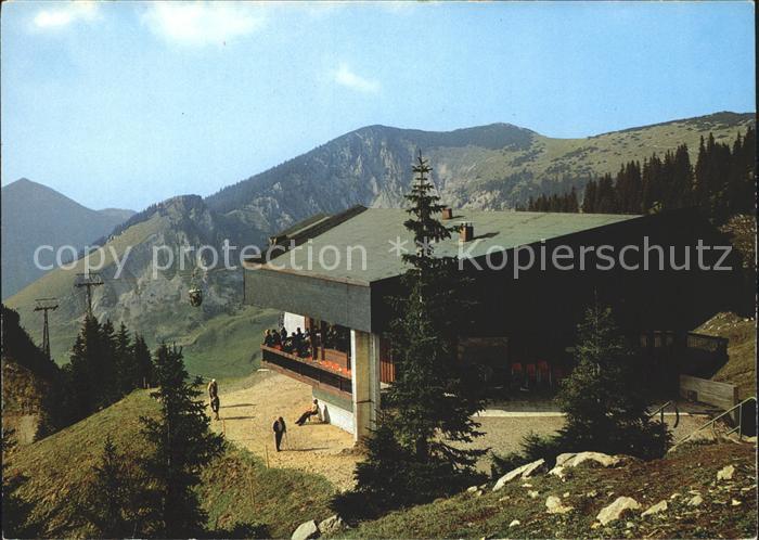 Spitzingsee Taubenstein Bahn Bergstation Brecherspitze Wildes Fraeulein Jaegerka