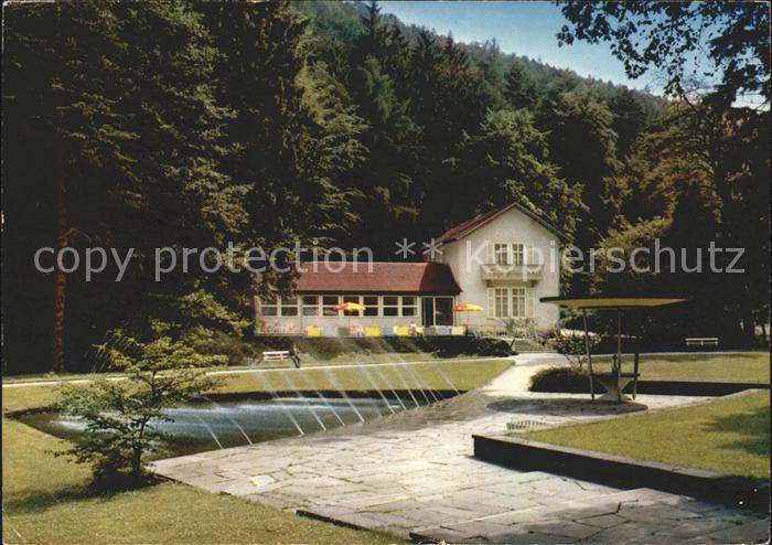 Bad Wildungen Cafe Helenental Springbrunnen