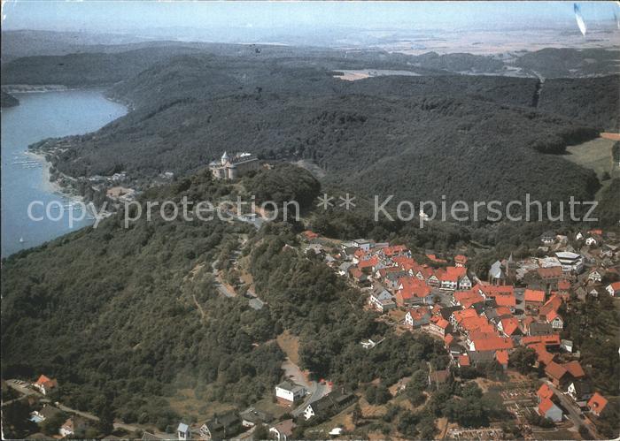 Edertal Edertalsperre Fliegeraufnahme